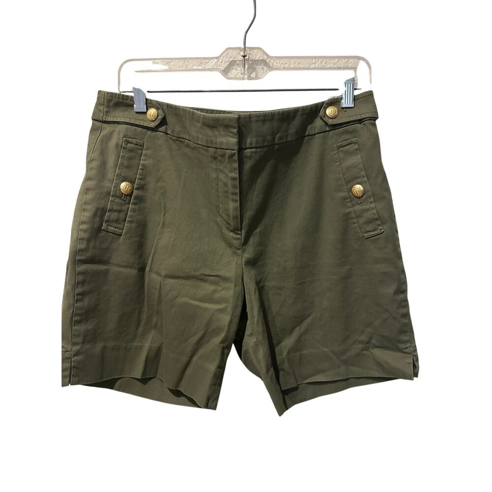 ⭐️ Women’s Talbots Olive Green Dress Shorts Size 10 Preppy Safari